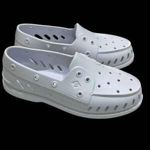 Sperry Original Float Boat Shoe Unisex Men 7 Women 9 White